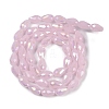 Opaque Solid Color Electroplate Glass Beads Strands EGLA-N013-J10mm-B01-2