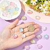 35Pcs 7 Colors Transparent Acrylic Beads MACR-YW0004-64-5