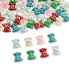 110Pcs 6 Colors Transparent Acrylic Beads MACR-FS0002-06-3
