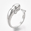 Alloy Cuff Finger Rings RJEW-T008-17-2