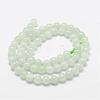 Natural Myanmar Jade/Burmese Jade Beads Strands G-F306-13-6mm-2