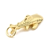 Brass Micro Pave Cubic Zirconia Pendants KK-A266-49A-G-2