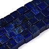 Natural Lapis Lazuli Dyed Beads Strands G-T139-8x8-44-4