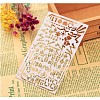 Stainless Steel Drawing Stencil DIY-WH0005-D-1