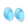 Frosted Glass Rhinestone Cabochons RGLA-G022-05A-202-1