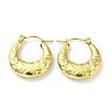 Ion Plating(IP) 304 Stainless Steel Crescent Moon with Butterfly Hoop Earrings for Women EJEW-G293-15G-1