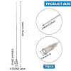 BENECREAT 304 Stainless Steel Blunt Tip Dispensing Needle with PP Luer Lock FIND-BC0003-64-2
