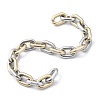 Handmade Spray Painted CCB Cable Chains AJEW-JB00718-03-1