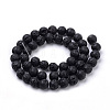 Natural Lava Rock Beads Strands X-G-S259-11-10mm-2