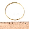 304 Stainless Steel Plain Bangles for Women Men BJEW-Z167-01G-03-5