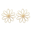 Alloy Stud Earrings EJEW-D300-02G-02-5