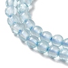 Natural Blue Topaz Beads Strands X-G-B090-A28-03-4