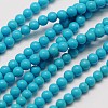 Synthetic Chinese Turquoise Bead Strands G-A130-3mm-L07-1