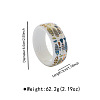 Ocean Printed Acrylic Bangles for Women WGA59F2-01-2
