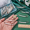 16Pcs 2 Colors Iron Kilt Pins JEWB-SC0001-89-3