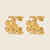 304 Stainless Steel Cuff Earrings for Women YW4360-1-1