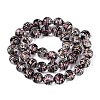 Handmade Foil Glass Lampwork Beads Strands FOIL-Q002-09E-2
