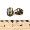 Tibetan Style Rack Plating Brass Bead KK-Q805-01AB-3
