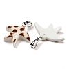 Natural Spiral Shell Pendants PALLOY-Q462-02P-2