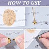 2Pcs 2 Colors Heart Stainless Steel Urn Ashes Pendants STAS-CN0001-73-6