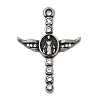 Religion 304 Stainless Steel with Rhinestone Pendants STAS-Z179-09AS-1
