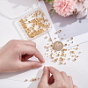 300Pcs 5 Style Brass DIY Beads FIND-WR0011-99-3