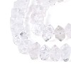 Natural Quartz Crystal Beads Strands G-D091-A25-3