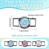 Alloy & Resin Shoelace Charms FIND-CP0002-94D-2