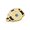 304 Stainless Steel Enamel Charms STAS-I336-04G-02-2