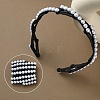 Plastic Pearl Portable Hair Bands for Girls Women PW-WGD2AF6-01-1