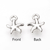 Tibetan Style Alloy Charms TIBE-S311-19AS-FF-2