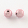 Spray Painted Miracle Acrylic Round Beads MACR-Q154-12mm-003-2