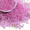 6/0 Spray Paint Glass Seed Beads SEED-H003-11J-1