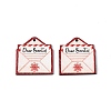 Printed Poplar Wood Pendants FIND-N005-74M-1