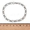 201 Stainless Steel Figaro Chain Bracelets STAS-T077-04P-5