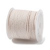 20M Polyester Braided Cord for Jewelry Making OCOR-G015-04A-12-3
