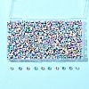 100G Flat Round Craft Style Opaque Acrylic Beads SACR-FS0001-34-7