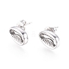 304 Stainless Steel Stud Earrings EJEW-I235-11A-2