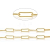 Soldered Brass Paperclip Chains CHC-D025-01G-01-1