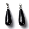 Natural Obsidian Pendants G-F707-08-2