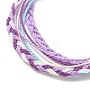 3Pcs 3 Style Waxed Polyester Braided Bracelets Sets BJEW-JB08115-03-5