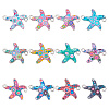 ARRICRAFT 48Pcs 12 Colors Zinc Alloy Connector Charms ENAM-AR0001-39-1