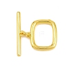 Brass Toggle Clasps KK-G548-28G-1
