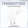 1Pc Zinc Alloy Sun Pendant Cable Chain Necklaces NJEW-LP0003-21P-2