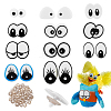 51Sets Plastic Safety Craft Eye DIY-PH0030-23-1