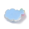Translucent Cloud Resin Cabochons RESI-K019-03E-2