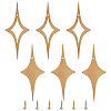 6Pcs Iron Hanging Ornaments HJEW-WH0036-94-1