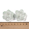 Simulation Lotus Shape Acrylic Bead Caps SACR-A008-06B-3