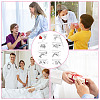 8Pcs 8 Style Nurse's Cap & Infusion Bottle & Caduceus Alloy Charms Safety Pin Brooch JEWB-FH0001-24-6