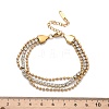 304 Stainless Steel Multi-strand Bracelets BJEW-C103-06G-5